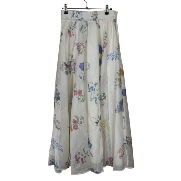 NWT Chicwish Blouse Maxi Skirt Size S Small Rhinestone Button Floral Garden Part - Picture 2 of 13